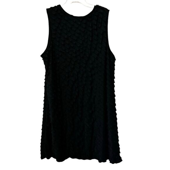 CJ Banks Black Sleeveless Dress Ruffle Party SZ 3X - Picture 2 of 16